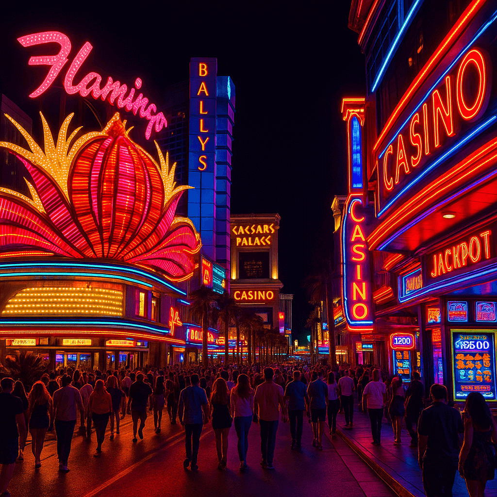Kasyna i światła Las Vegas – miasto rozrywki USA