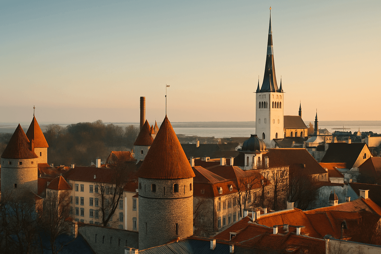 Tallinn i wybrzeże Estonii